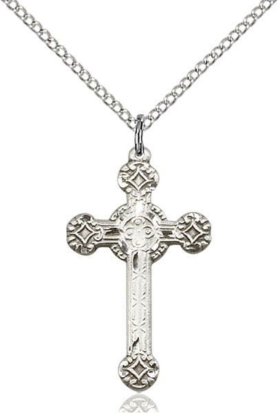 Cross medal 60061, Sterling Silver