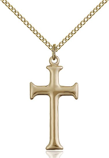 Cross medal 60082, Gold Filled