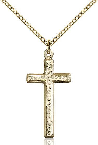 Cross medal 60172, Gold Filled