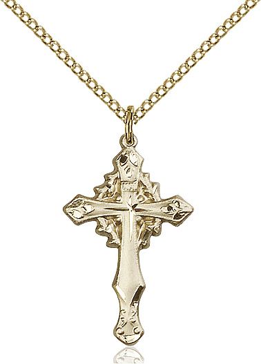 Cross medal 60192, Gold Filled