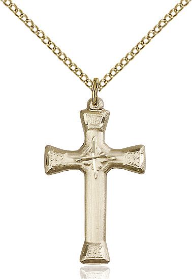 Cross medal 60232, Gold Filled