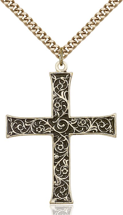 Cross medal 60292, Gold Filled