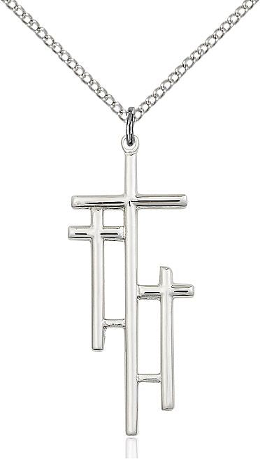 Cross medal 60301, Sterling Silver