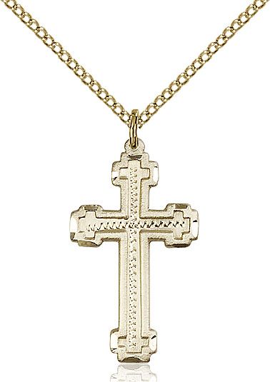 Cross medal 60392, Gold Filled