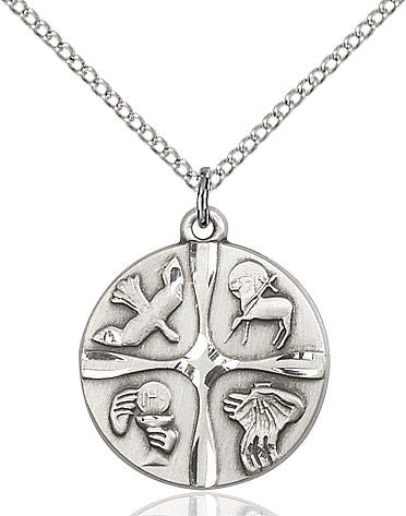 Christian Life medal 60561, Sterling Silver