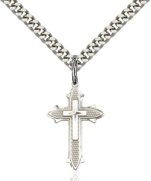 Cross on Cross medal 60581, Sterling Silver