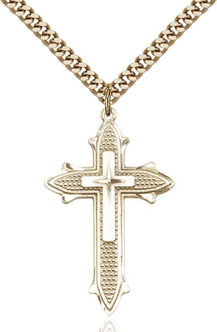 Cross on Cross medal 60592, Gold Filled