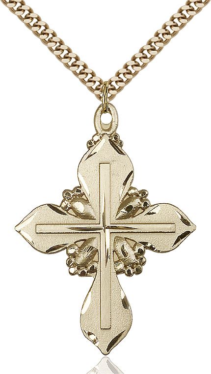 Cross medal 60602, Gold Filled