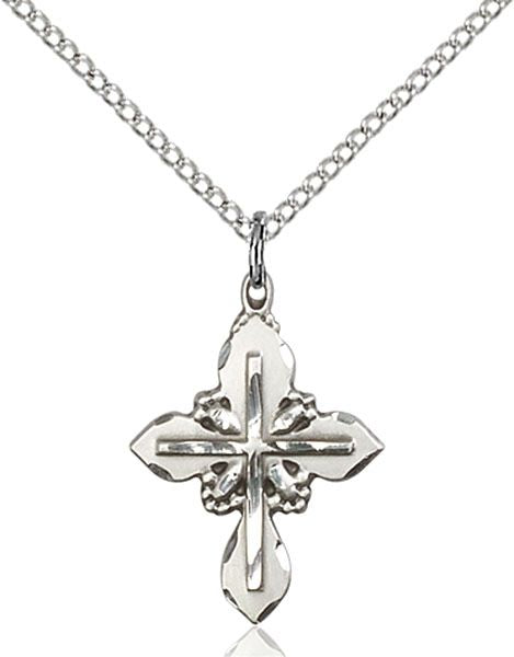 Cross medal 60611, Sterling Silver