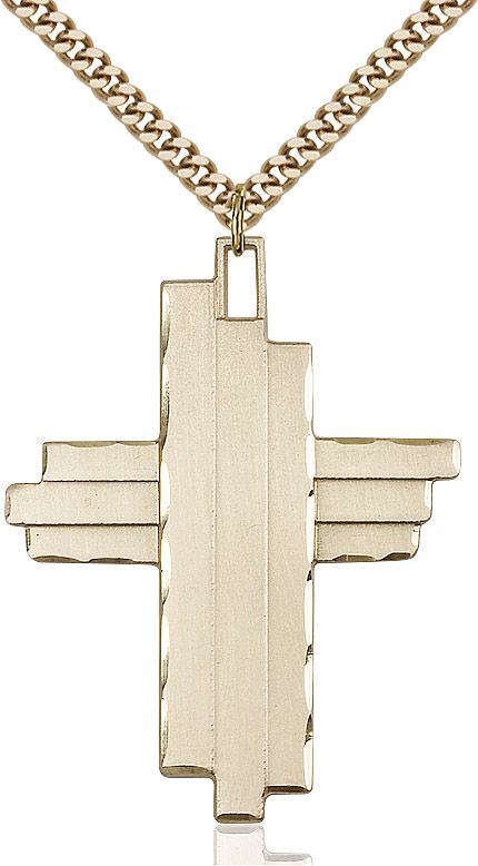 Cross medal 60642, Gold Filled