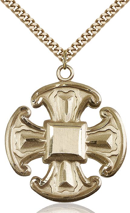 Cross medal 60662, Gold Filled