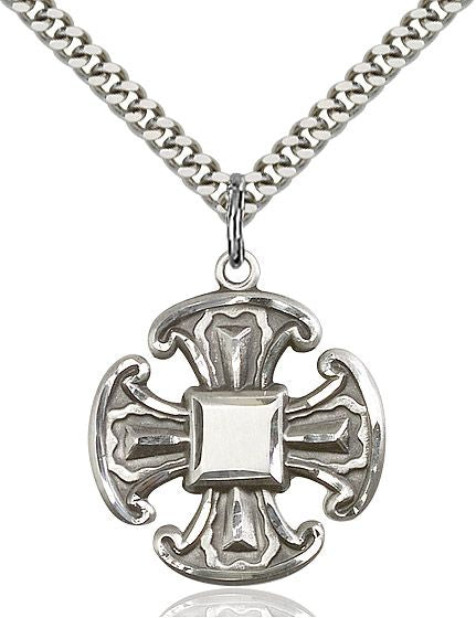 Cross medal 60671, Sterling Silver