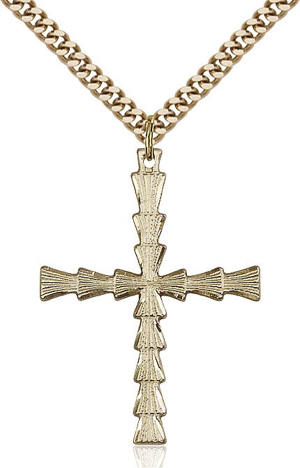 Cross medal 60682, Gold Filled