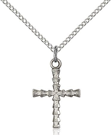 Cross medal 60691, Sterling Silver