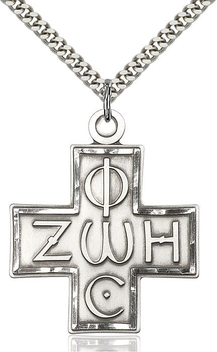 Light & Life Cross medal 60751, Sterling Silver