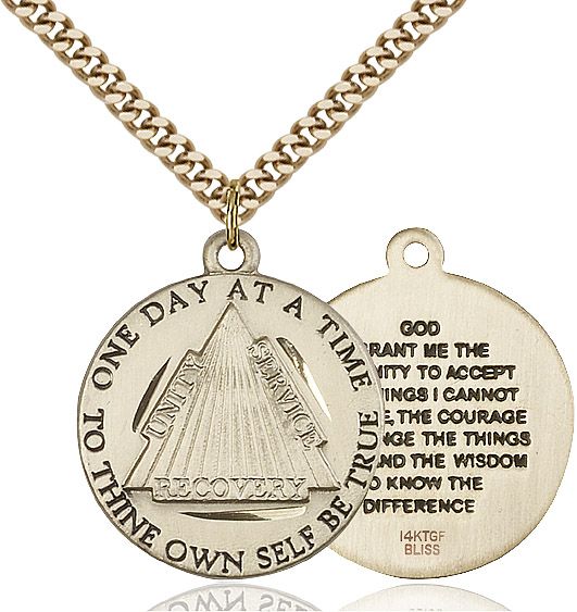 Recovery medal 60862, Gold Filled