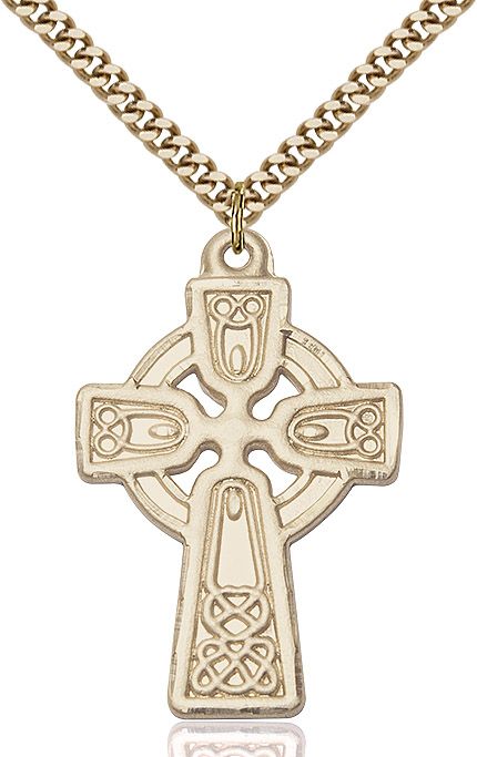 Celtic Cross medal 62142, Gold Filled