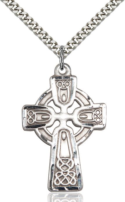 Celtic Cross medal 62141, Sterling Silver