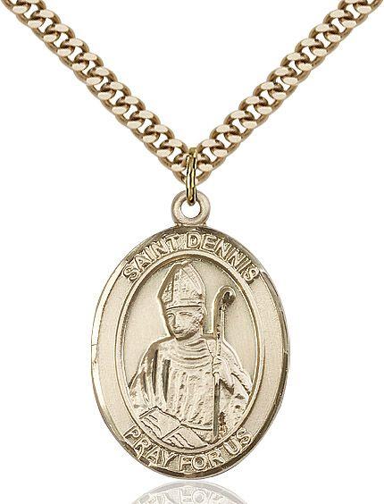 Saint Dennis medal S0252, Gold Filled