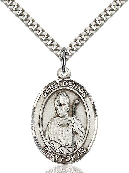 Saint Dennis medal S0251, Sterling Silver