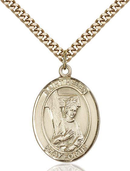 Saint Helen medal S0432, Gold Filled