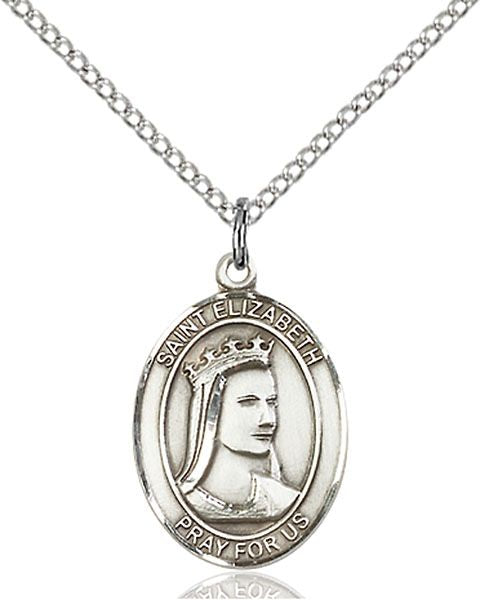 Saint Elizabeth of Hungary medal S0331, Sterling Silver