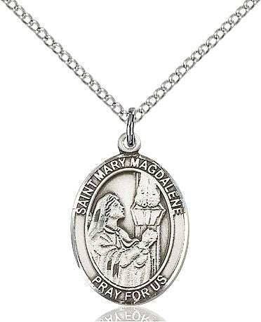 Saint Mary Magdalene medal S0711, Sterling Silver