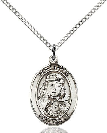 Saint Sarah medal S0971, Sterling Silver