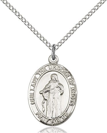 Our Lady Untier of Knots medal 83831, Sterling Silver
