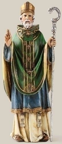 St. Patrick statue, 6" tall