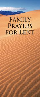 Family prayers for Lent pamphlet