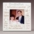 Godfather photo frame, 4.5" square