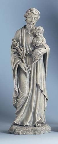 St. Joseph Garden statue, 20" tall