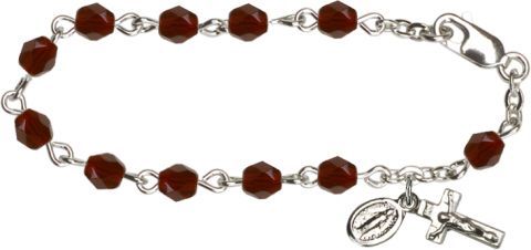 Garnet Baby Bracelet