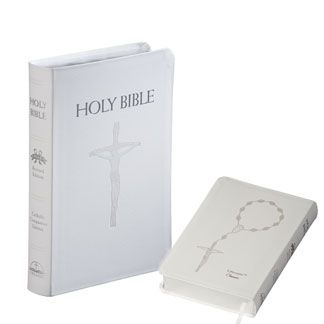 White Leather Bible NABRE