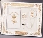 First Communion missal set, 5 pcs., White