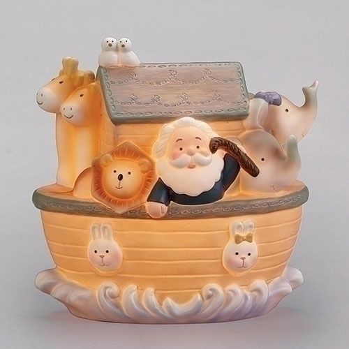 Noah's Ark Night Light, 6" tall