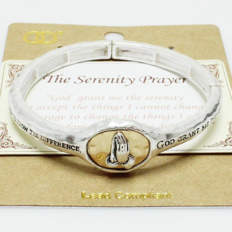 Serenity Prayer Stretch Bracelet