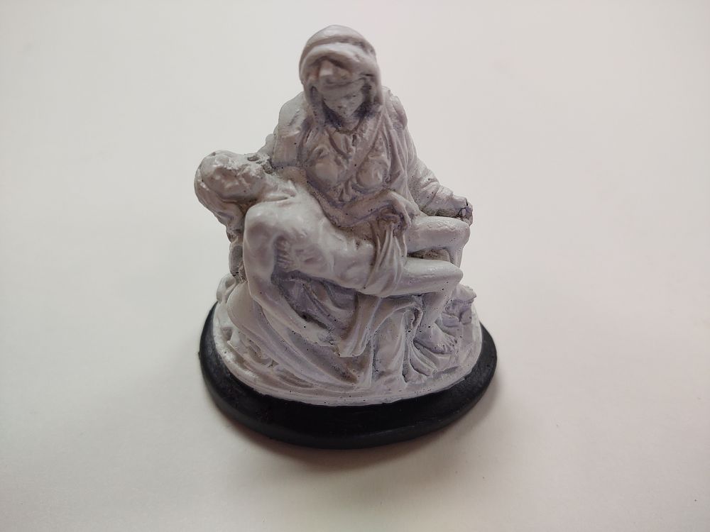 Pieta concrete statue 3.25"