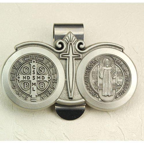 St. Benedict visor clip