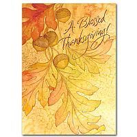 A Blessed Thanksgiving card