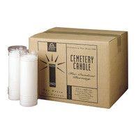 Cemetery 7-Day outdoor candle inserts, case of 12