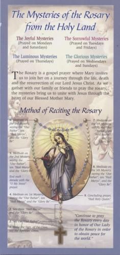Mysteries of the Rosary from the Holy Land