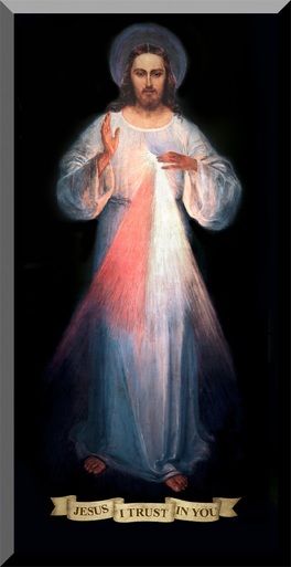 Vilnius Divine Mercy plaque