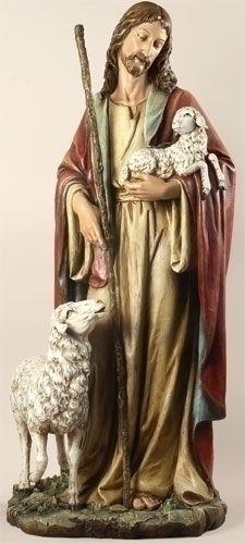 Good Shepherd statue, 36.5" tall