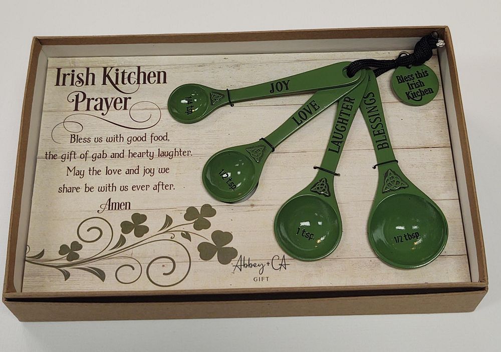 Irish Measuring Spoons, Green