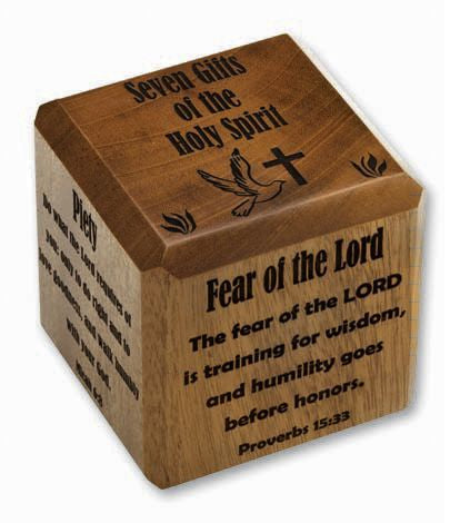 Seven Gifts of the Holy Spirit Cube of Catholic Prayers