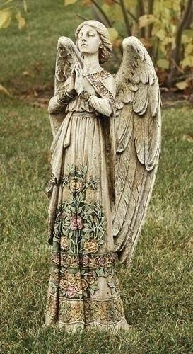 Praying Angel Garden statue, 24" tall