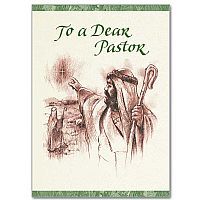 To a Dear Pastor Christmas card