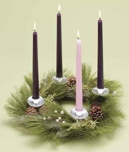 Evergreen Advent Wreath